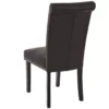 Chaise De Salle à Manger Chesterfield II (lot De 2),similicuir Brun Foncé, Pieds Foncés -Meilleur Meubles Magasin chaise 24459027