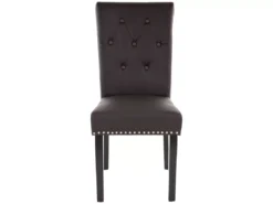 Chaise De Salle à Manger Chesterfield II (lot De 2),similicuir Brun Foncé, Pieds Foncés 15 Chaise De Salle à Manger Chesterfield II (lot De 2),similicuir Brun Foncé, Pieds Foncés -Meilleur Meubles Magasin chaise 24459033