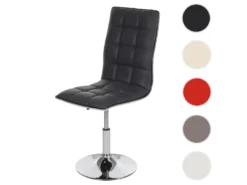 Chaise De Salle à Manger MCW-C41 Pivotante,gris -Meilleur Meubles Magasin chaise 24459131