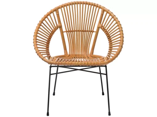 Chaise En Rotin Clair SARITA -Meilleur Meubles Magasin chaise 24512153