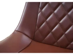 Chaise De Salle à Manger MCW-E56 (lot De 2),similicuir, Marron -Meilleur Meubles Magasin chaise 24545739