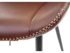 Chaise De Salle à Manger MCW-E56 (lot De 2),similicuir, Marron -Meilleur Meubles Magasin chaise 24545741