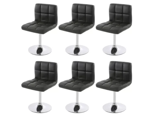 Chaise De Salle à Manger Cadiz (lot De 6),noir -Meilleur Meubles Magasin chaise 24545779