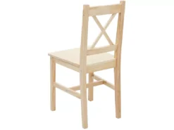 Chaise De Salle à Manger MCW-F77 (lot De 2),bois De Pin Finition Lasure -Meilleur Meubles Magasin chaise 24545991
