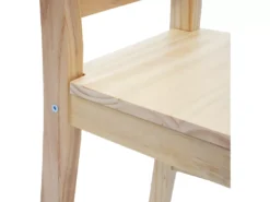 Chaise De Salle à Manger MCW-F77 (lot De 2),bois De Pin Finition Lasure -Meilleur Meubles Magasin chaise 24545993