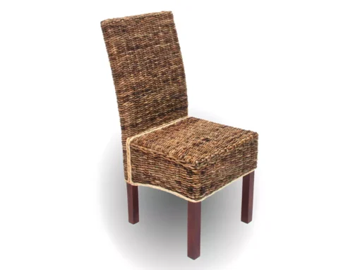 Chaise De Salle à Manger Loiret (lot De 6), Lot De 6 Chaises M69, Banane Tressée, Pieds Marrons -Meilleur Meubles Magasin chaise 24546053