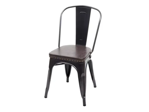 Chaise De Salle à Manger MCW-H10e (lot De 4),noir-marron -Meilleur Meubles Magasin chaise 24546557