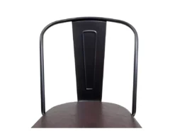 Chaise De Salle à Manger MCW-H10e (lot De 4),noir-marron -Meilleur Meubles Magasin chaise 24546563