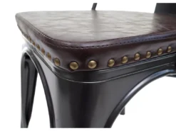 Chaise De Salle à Manger MCW-H10e (lot De 4),noir-marron -Meilleur Meubles Magasin chaise 24546565