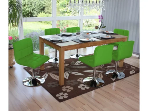 Chaise De Salle à Manger Cadiz (lot De 6), Vert -Meilleur Meubles Magasin chaise 24546617