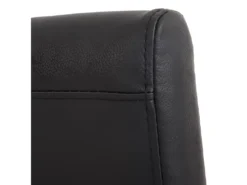 Chaise De Salle à Manger Littau Similicuir (lot De 6),simili-cuir, Noir Mat, Pieds Foncés -Meilleur Meubles Magasin chaise 24546693