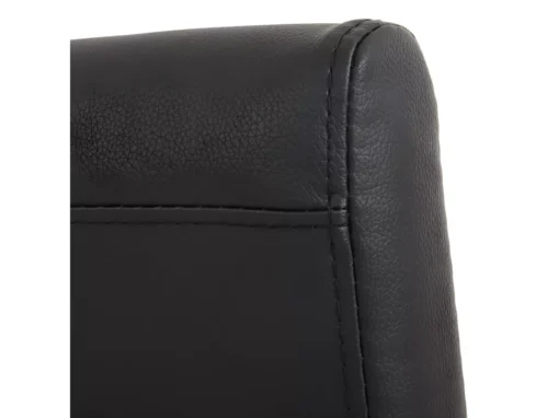 Chaise De Salle à Manger Littau Similicuir (lot De 6),simili-cuir, Noir Mat, Pieds Foncés -Meilleur Meubles Magasin chaise 24546693