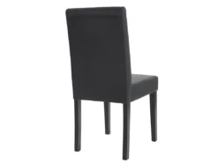 Chaise De Salle à Manger Littau Similicuir (lot De 6),simili-cuir, Noir Mat, Pieds Foncés -Meilleur Meubles Magasin chaise 24546697