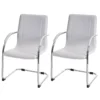 Chaise De Salle à Manger Perm (lot De 2),blanc -Meilleur Meubles Magasin chaise 24546967