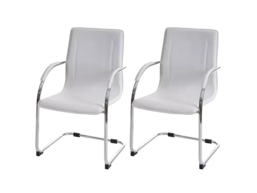 Chaise De Salle à Manger Perm (lot De 2),blanc -Meilleur Meubles Magasin chaise 24546967