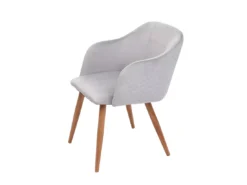 Chaise De Salle à Manger MCW-D71 (lot De 6),velours Gris Clair -Meilleur Meubles Magasin chaise 24550637