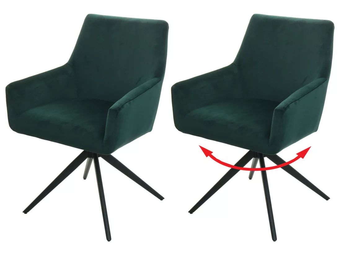 Chaise De Salle à Manger MCW-L91 (lot De 2),vert 3 Chaise De Salle à Manger MCW-L91 (lot De 2),vert