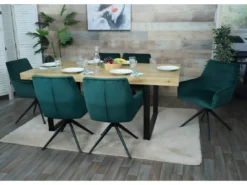 Chaise De Salle à Manger MCW-L91 (lot De 2),vert 21 Chaise De Salle à Manger MCW-L91 (lot De 2),vert -Meilleur Meubles Magasin chaise 24550933