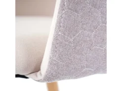 Chaise De Salle à Manger MCW-D71 (lot De 2),couleur Crème-beige -Meilleur Meubles Magasin chaise 24550945