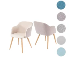 Chaise De Salle à Manger MCW-D71 (lot De 2),couleur Crème-beige -Meilleur Meubles Magasin chaise 24550949