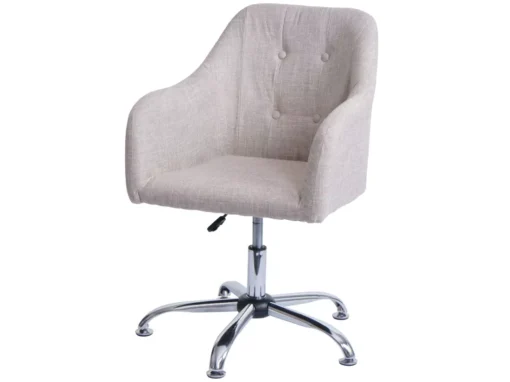 Chaise De Salle à Manger MCW-L92,textile Crème -Meilleur Meubles Magasin chaise 24551009