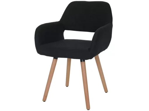 Chaise De Salle à Manger MCW-A50 II,tissu, Noir -Meilleur Meubles Magasin chaise 24551629