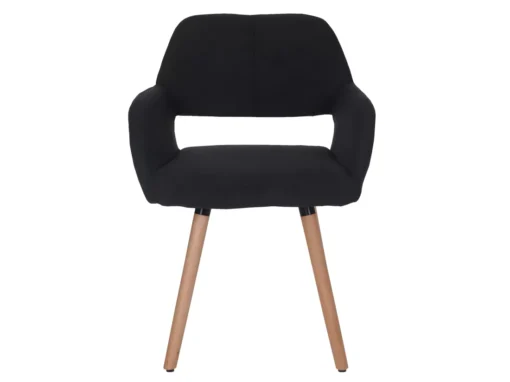 Chaise De Salle à Manger MCW-A50 II,tissu, Noir -Meilleur Meubles Magasin chaise 24551631