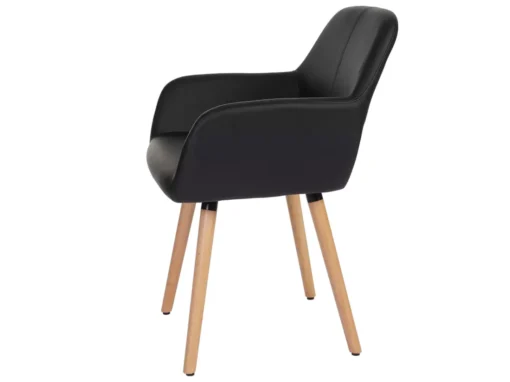 Chaise De Salle à Manger MCW-A50 II,similicuir, Noir -Meilleur Meubles Magasin chaise 24552261