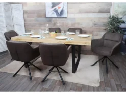 Chaise De Salle à Manger MCW-K33 (lot De 6),similicuir, Marron-marron Foncé 21 Chaise De Salle à Manger MCW-K33 (lot De 6),similicuir, Marron-marron Foncé -Meilleur Meubles Magasin chaise 24552365