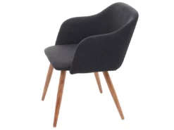 Chaise De Salle à Manger MCW-D71 (lot De 2),gris Anthracite -Meilleur Meubles Magasin chaise 24552385