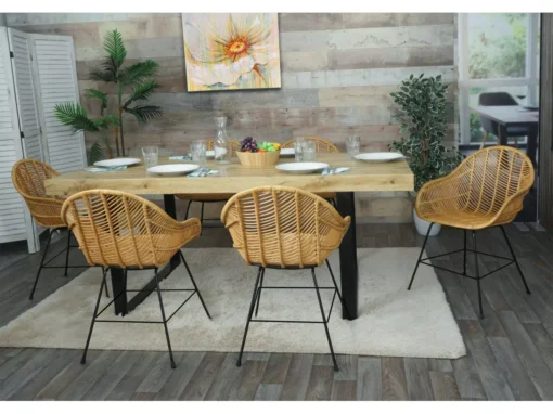 Chaise De Salle à Manger MCW-M28 (lot De 6) -Meilleur Meubles Magasin chaise 24552645