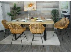 Chaise De Salle à Manger MCW-M28 (lot De 6) -Meilleur Meubles Magasin chaise 24552659