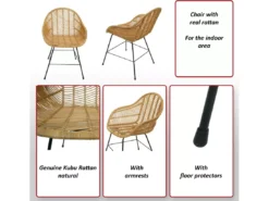 Chaise De Salle à Manger MCW-M28 (lot De 6) -Meilleur Meubles Magasin chaise 24552663
