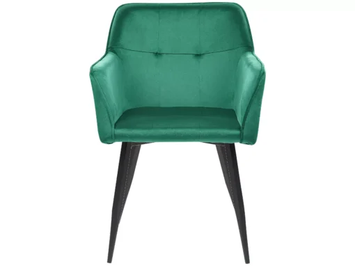 Lot De 2 Chaises En Velours Vert émeraude JASMIN -Meilleur Meubles Magasin chaise 24685131