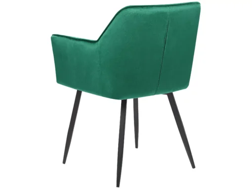 Lot De 2 Chaises En Velours Vert émeraude JASMIN -Meilleur Meubles Magasin chaise 24685135