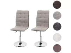 Chaise De Salle à Manger MCW-C41 (lot De 2),gris Crème -Meilleur Meubles Magasin chaise 24773721