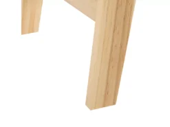 Console Blanc Et Bois Clair SULLY -Meilleur Meubles Magasin console 12593817