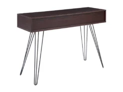 Console Bois Sombre Et Noir MALSALA -Meilleur Meubles Magasin console 12595425