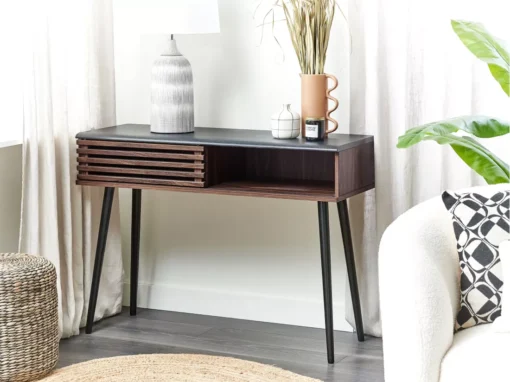 Console Bois Foncé PERTH -Meilleur Meubles Magasin console 16285289