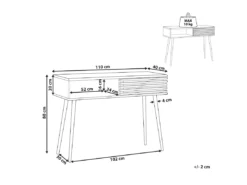 Console Bois Foncé PERTH -Meilleur Meubles Magasin console 16285291