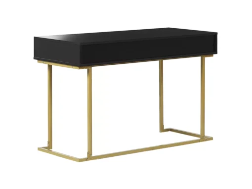 Console Noire Et Dorée 2 Tiroirs WESTPORT -Meilleur Meubles Magasin console 16285685