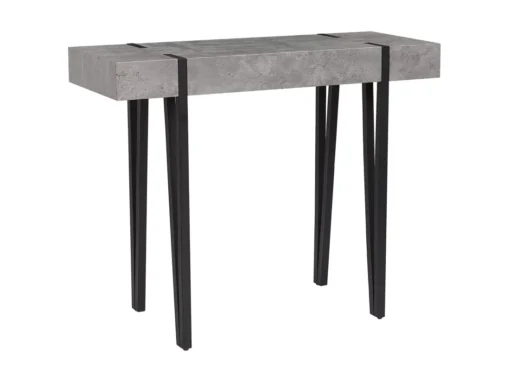Console Effet Béton Gris Clair ADENA -Meilleur Meubles Magasin console 16285773