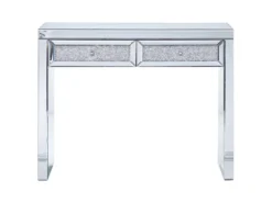 Console Effet Diamants Broyés / Miroir 2 Tiroirs TILLY -Meilleur Meubles Magasin console 16285859