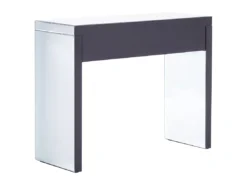 Console Effet Diamants Broyés / Miroir 2 Tiroirs TILLY -Meilleur Meubles Magasin console 16285861