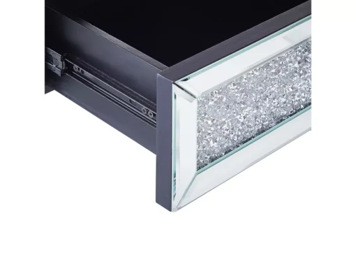 Console Effet Diamants Broyés / Miroir 2 Tiroirs TILLY -Meilleur Meubles Magasin console 16285863