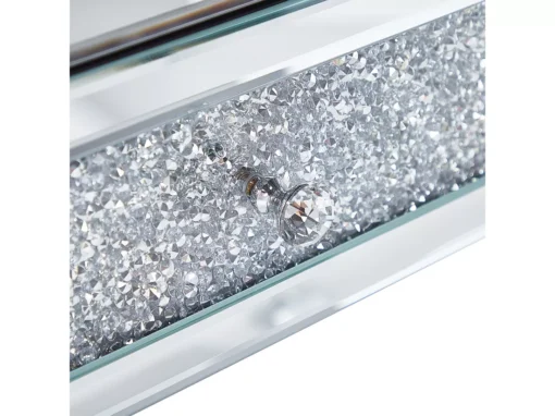 Console Effet Diamants Broyés / Miroir 2 Tiroirs TILLY -Meilleur Meubles Magasin console 16285865