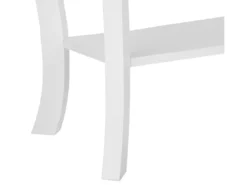 Table Console Blanche Et Bois Clair HARTFORD -Meilleur Meubles Magasin console 16286167