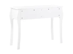 Console Blanche à 2 Tiroirs KLAWOCK -Meilleur Meubles Magasin console 16436343
