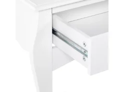 Console Blanche à 2 Tiroirs KLAWOCK -Meilleur Meubles Magasin console 16436345