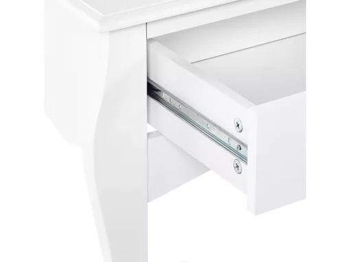 Console Blanche à 2 Tiroirs KLAWOCK -Meilleur Meubles Magasin console 16436345